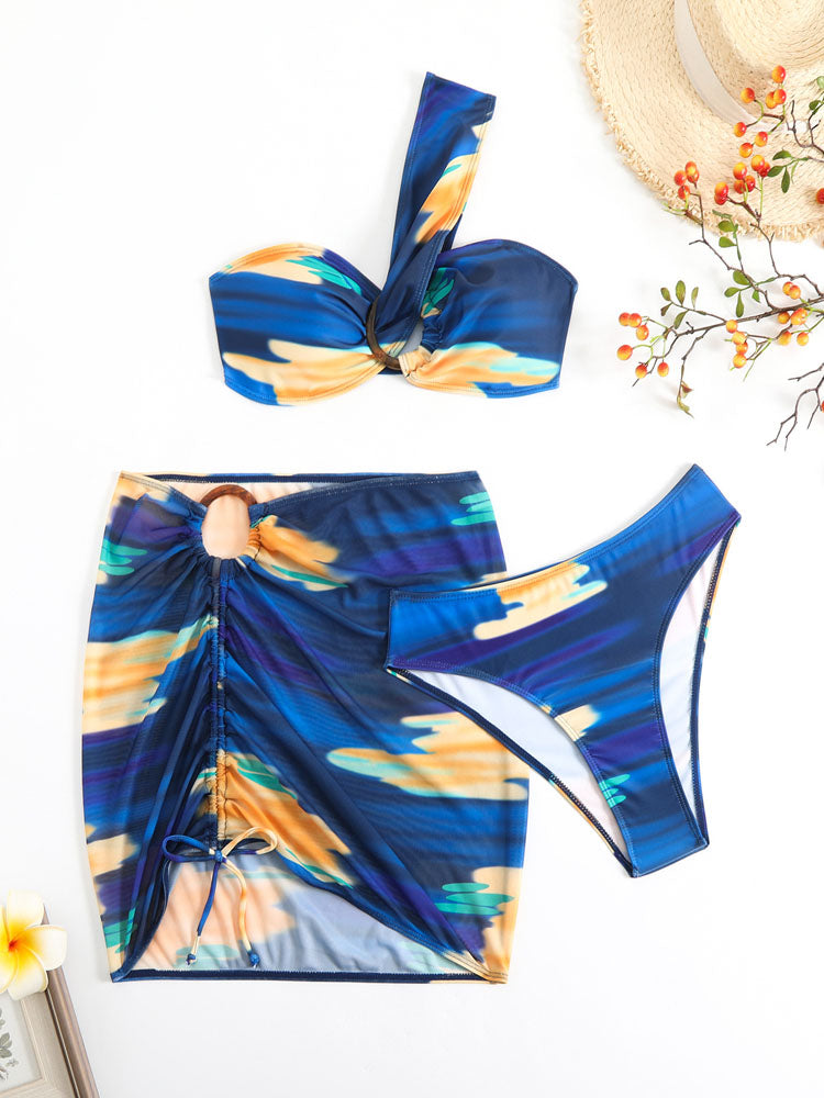 Bikini imprimé 3 pièces