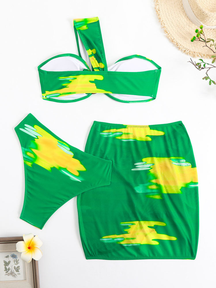 Bikini imprimé 3 pièces