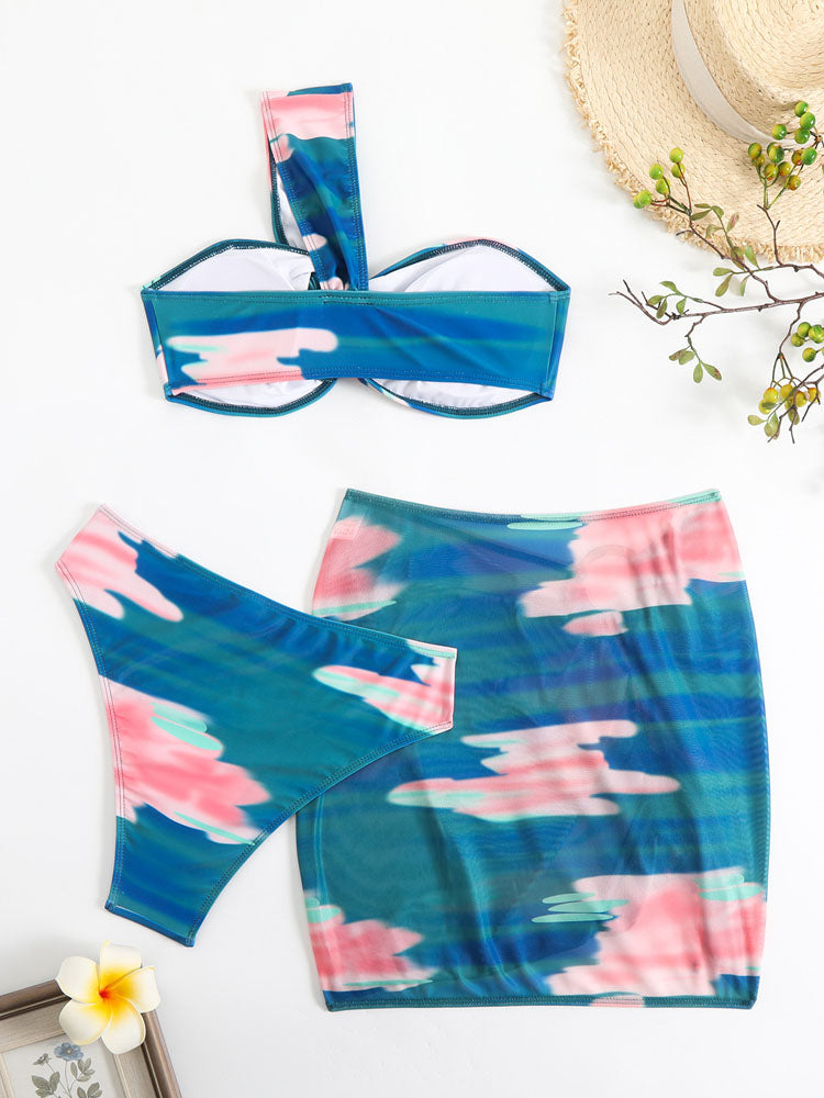 Bikini imprimé 3 pièces