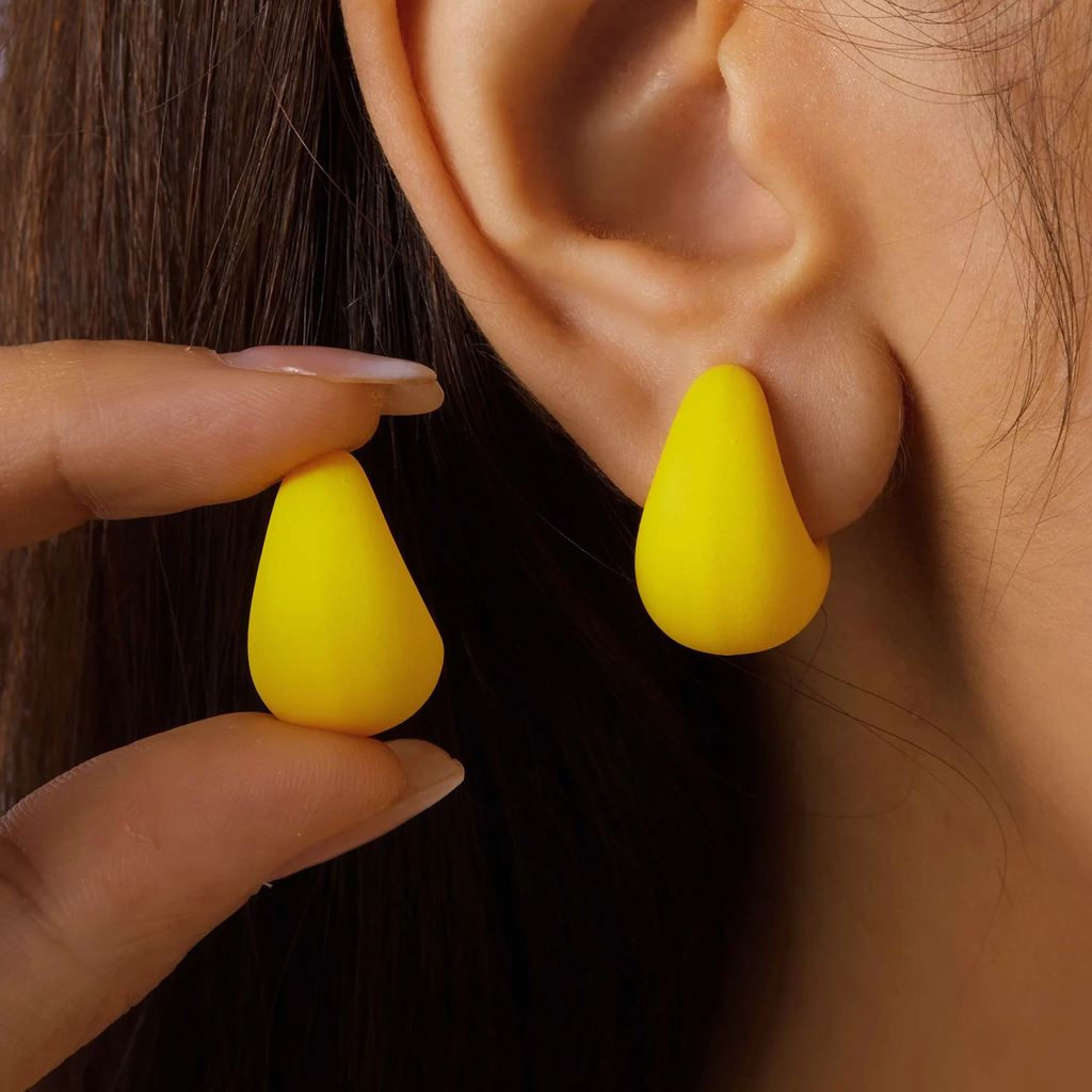 Boucles d'oreilles en forme de goutte