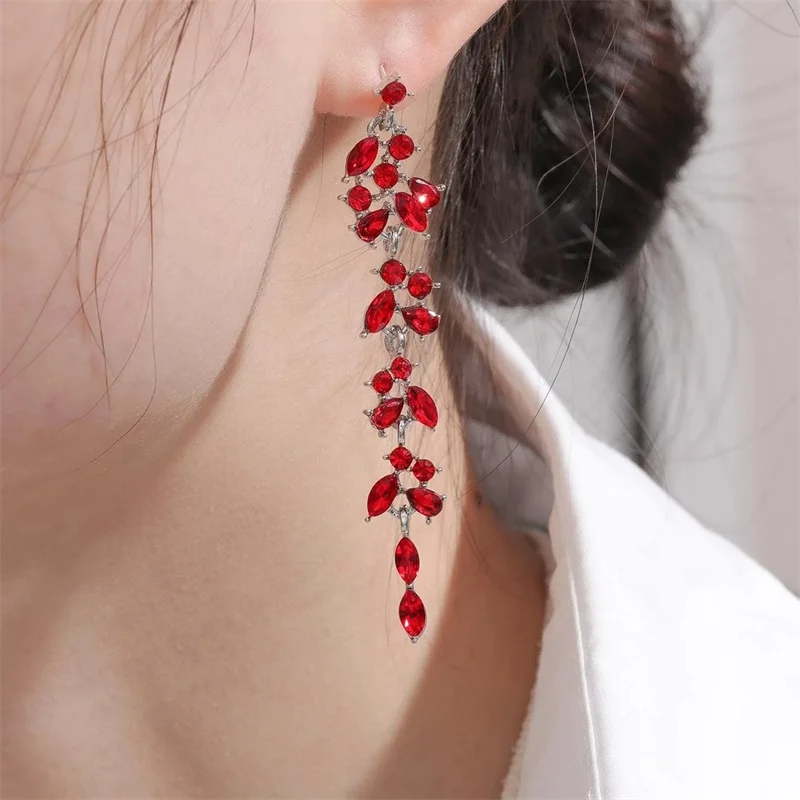 Boucles d'oreilles feuilles exquises