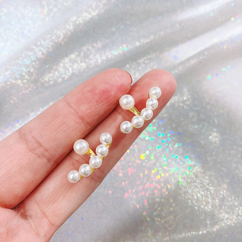 Boucles d'oreilles imitation perles