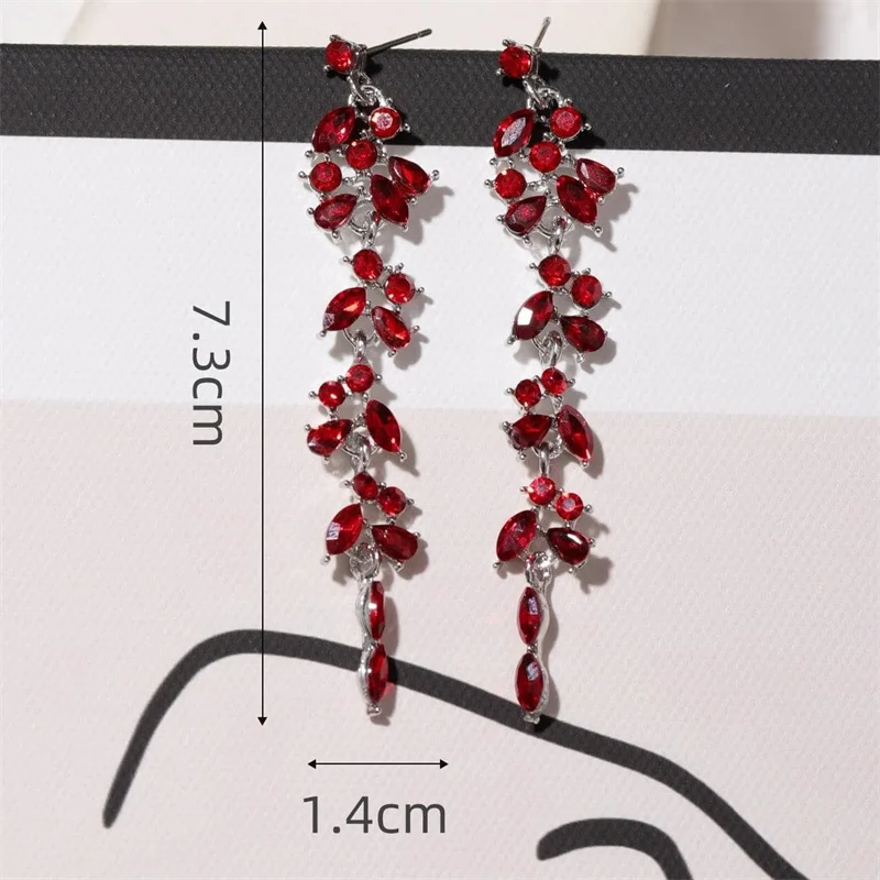 Boucles d'oreilles feuilles exquises