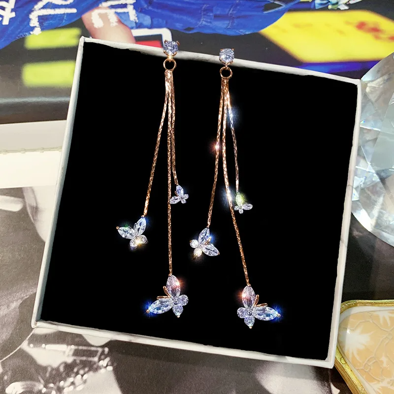 Boucles d'oreilles papillon