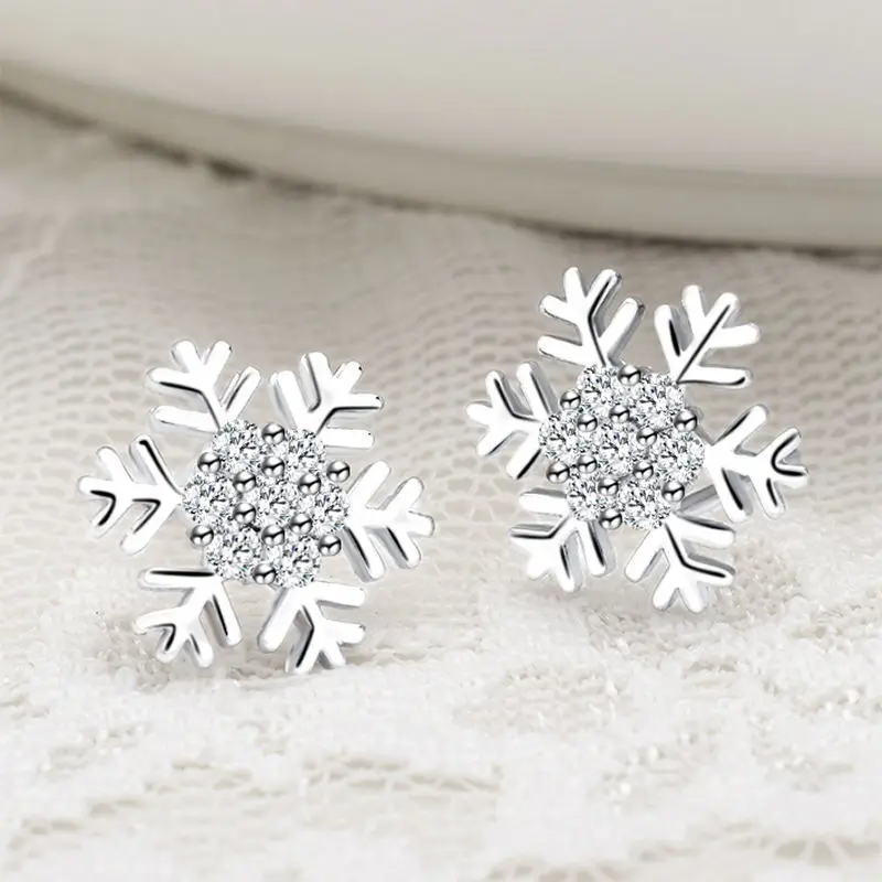Boucles d'oreilles fleurs en cristal