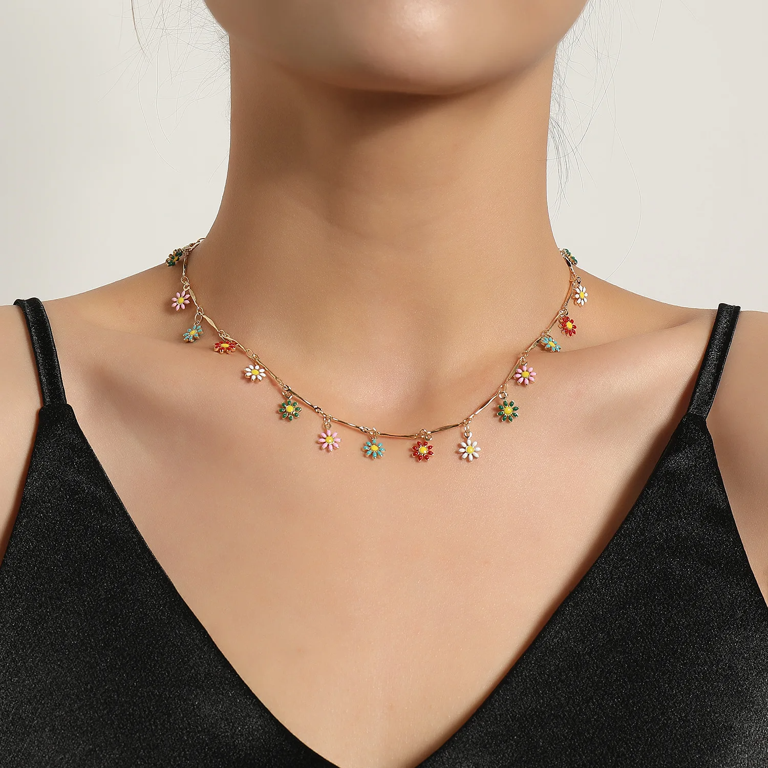 Collier à fleur marguerite
