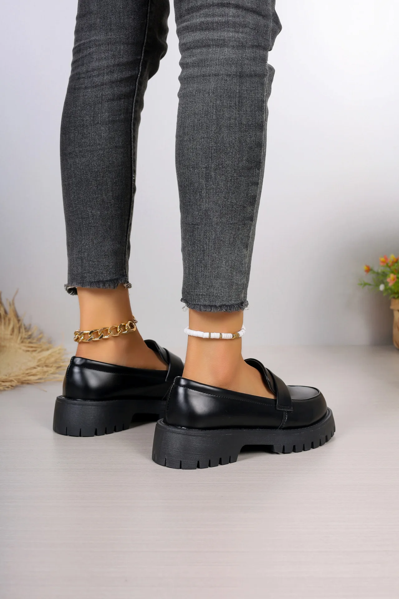Mocassins à plateforme