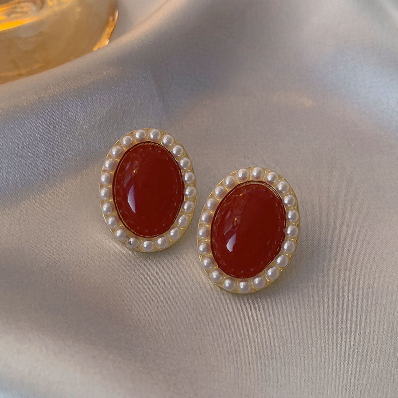 Boucles d'oreilles géométriques vintage