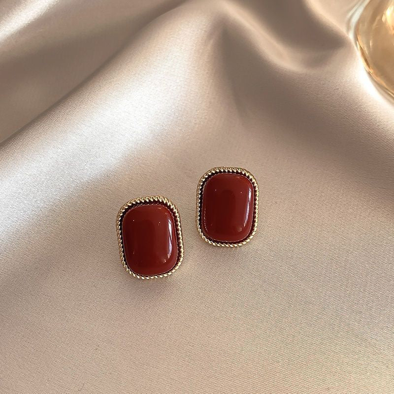 Boucles d'oreilles géométriques vintage