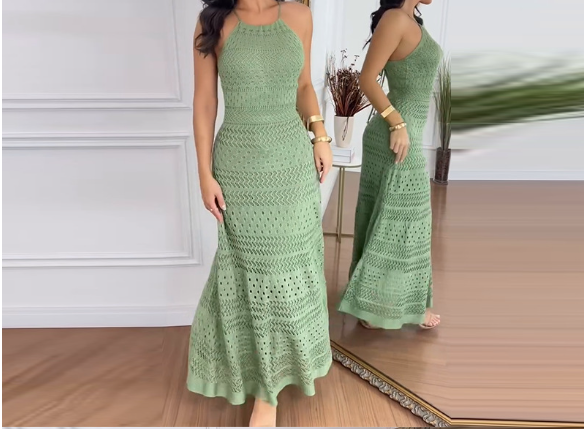 Robe d'été tricotée