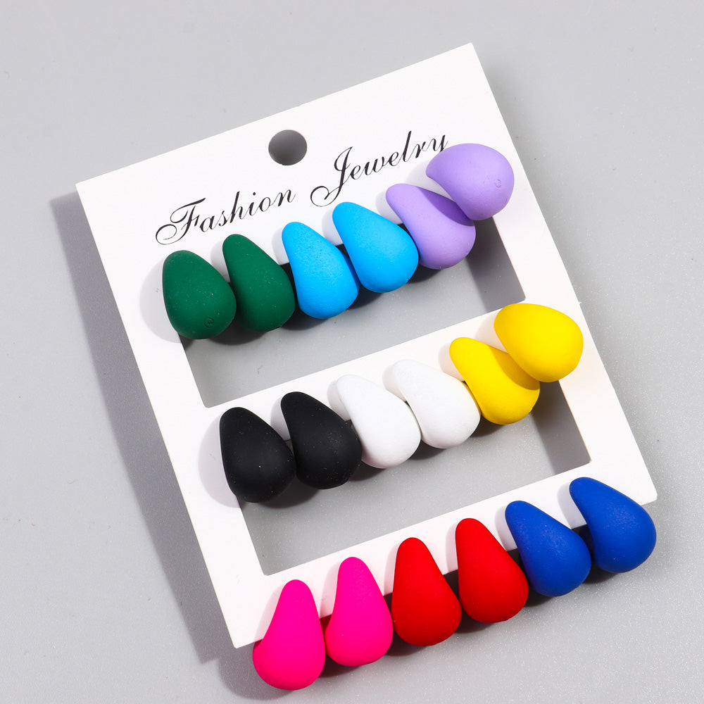 Boucles d'oreilles en forme de goutte
