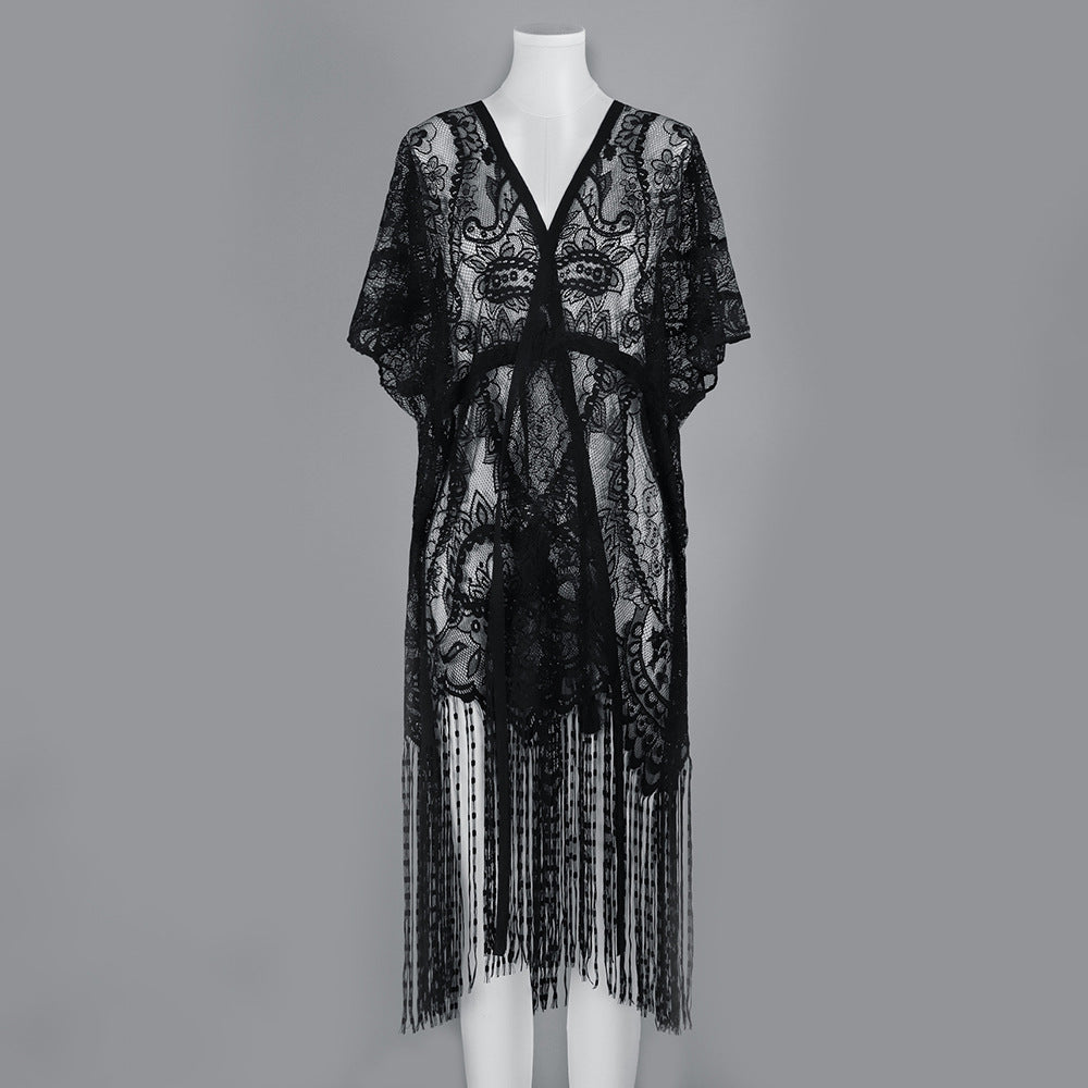 Robe de plage à chale