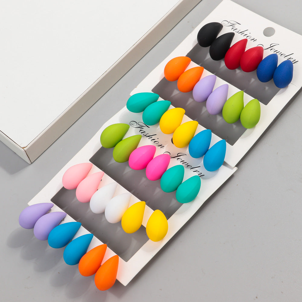 Boucles d'oreilles en forme de goutte