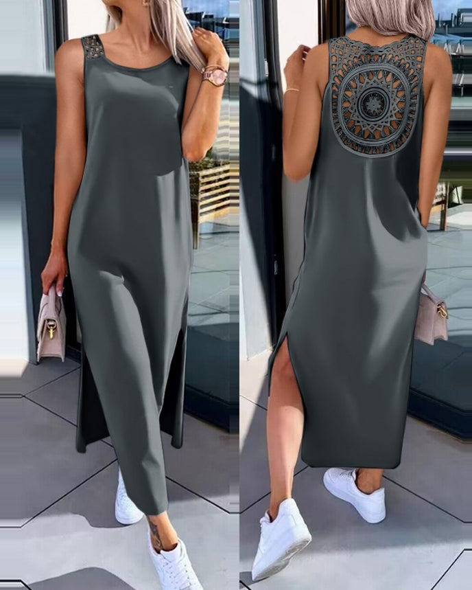 Robe d'été fente sur les côtés
