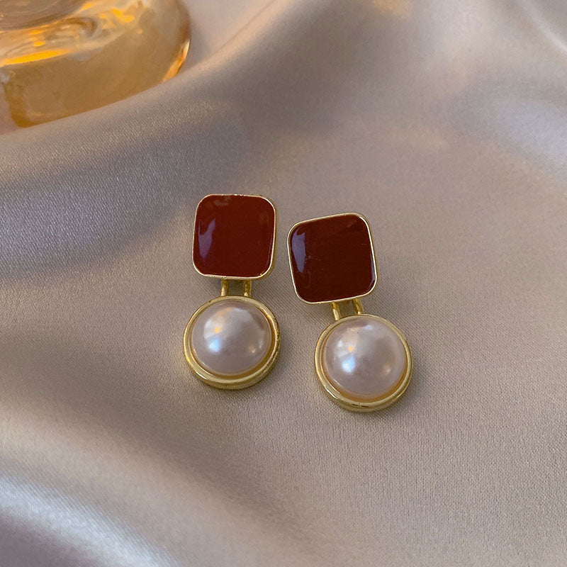 Boucles d'oreilles géométriques vintage