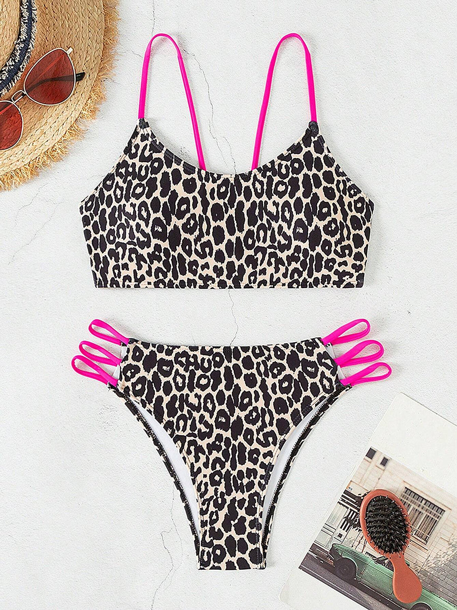 Maillot de bain leopard