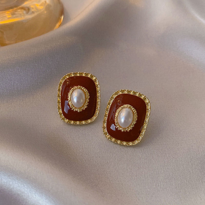 Boucles d'oreilles géométriques vintage