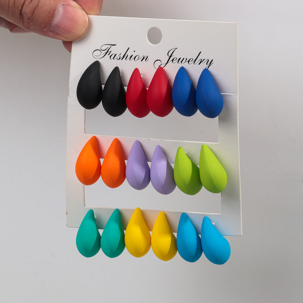 Boucles d'oreilles en forme de goutte