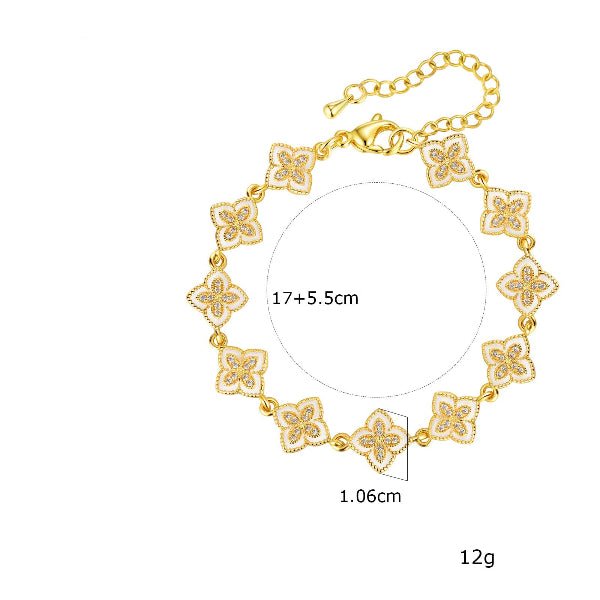 Bracelet à 4 feuille