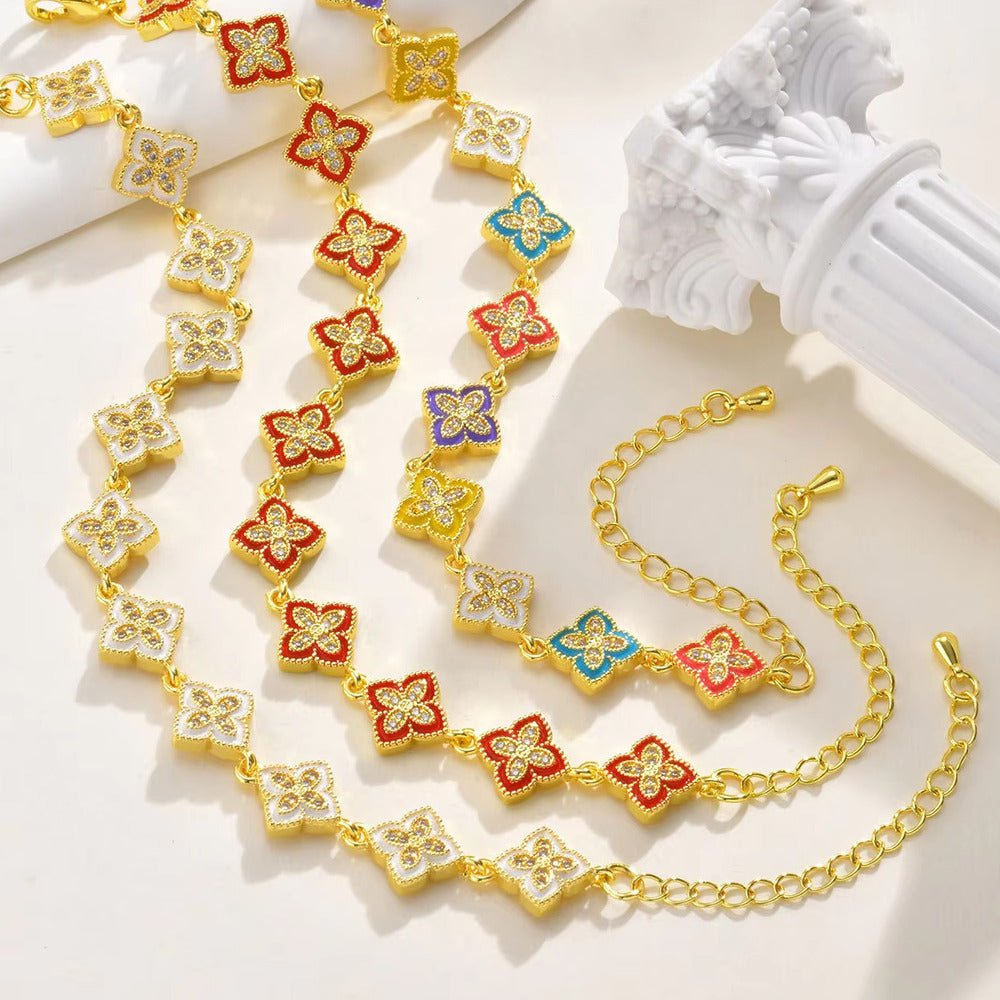 Bracelet à 4 feuille