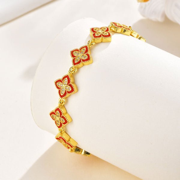 Bracelet à 4 feuille