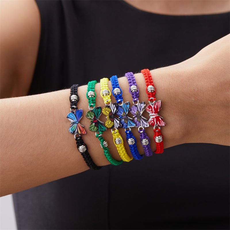 Bracelet breloque papillon