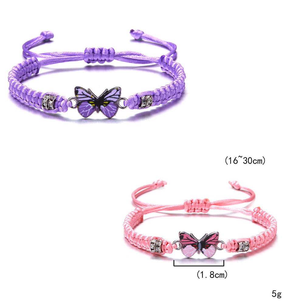 Bracelet breloque papillon