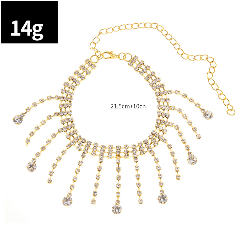 Bracelet de cheville double couche