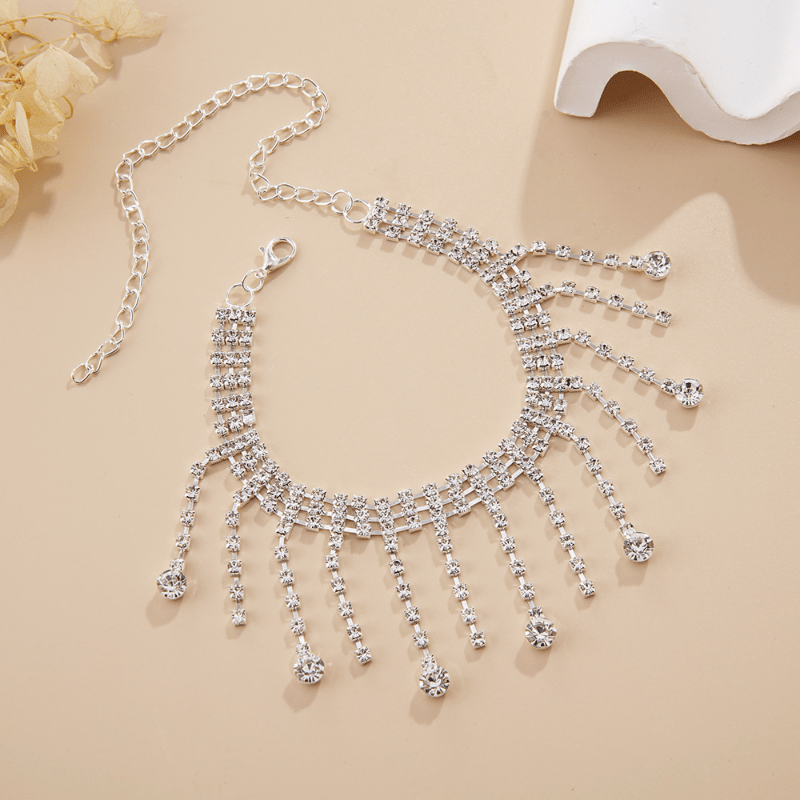 Bracelet de cheville double couche