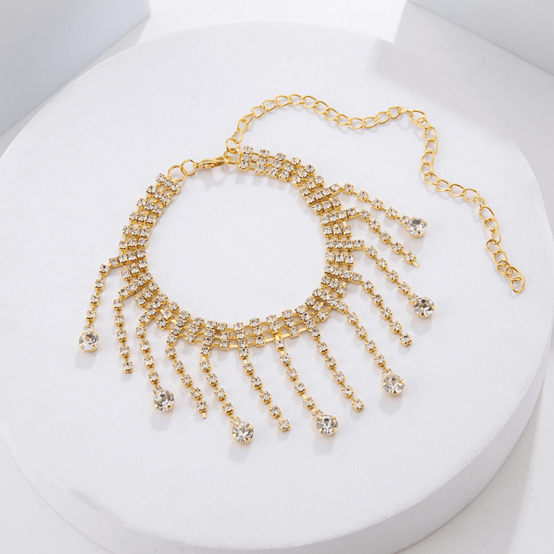 Bracelet de cheville double couche