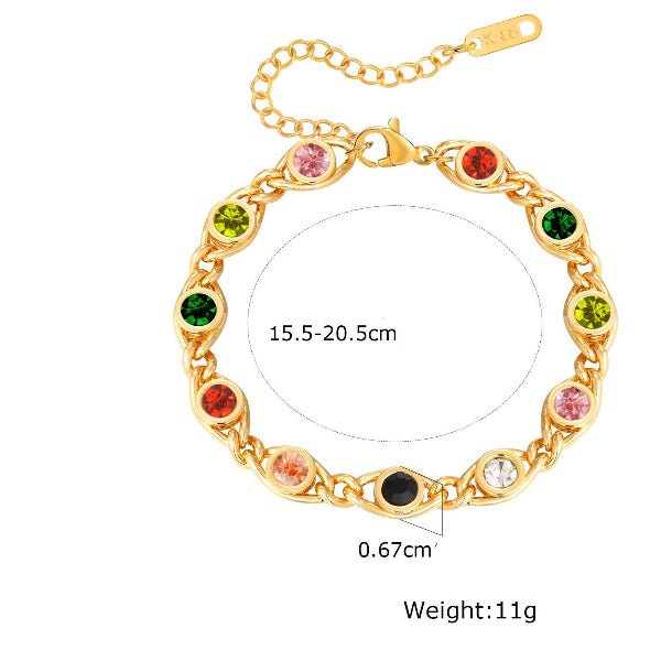 Bracelet pierre incrusté
