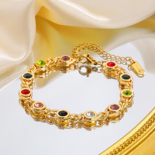 Bracelet pierre incrusté