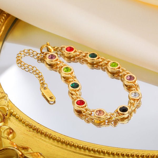 Bracelet pierre incrusté