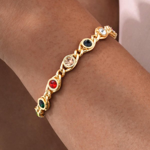 Bracelet pierre incrusté