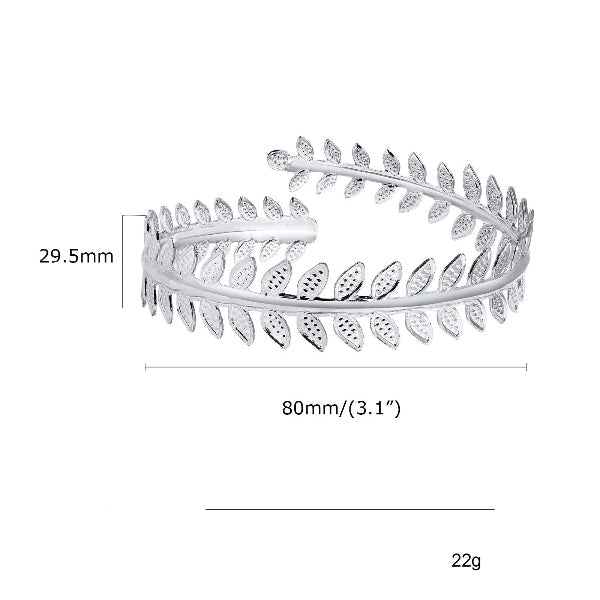 Bracelets en feuille