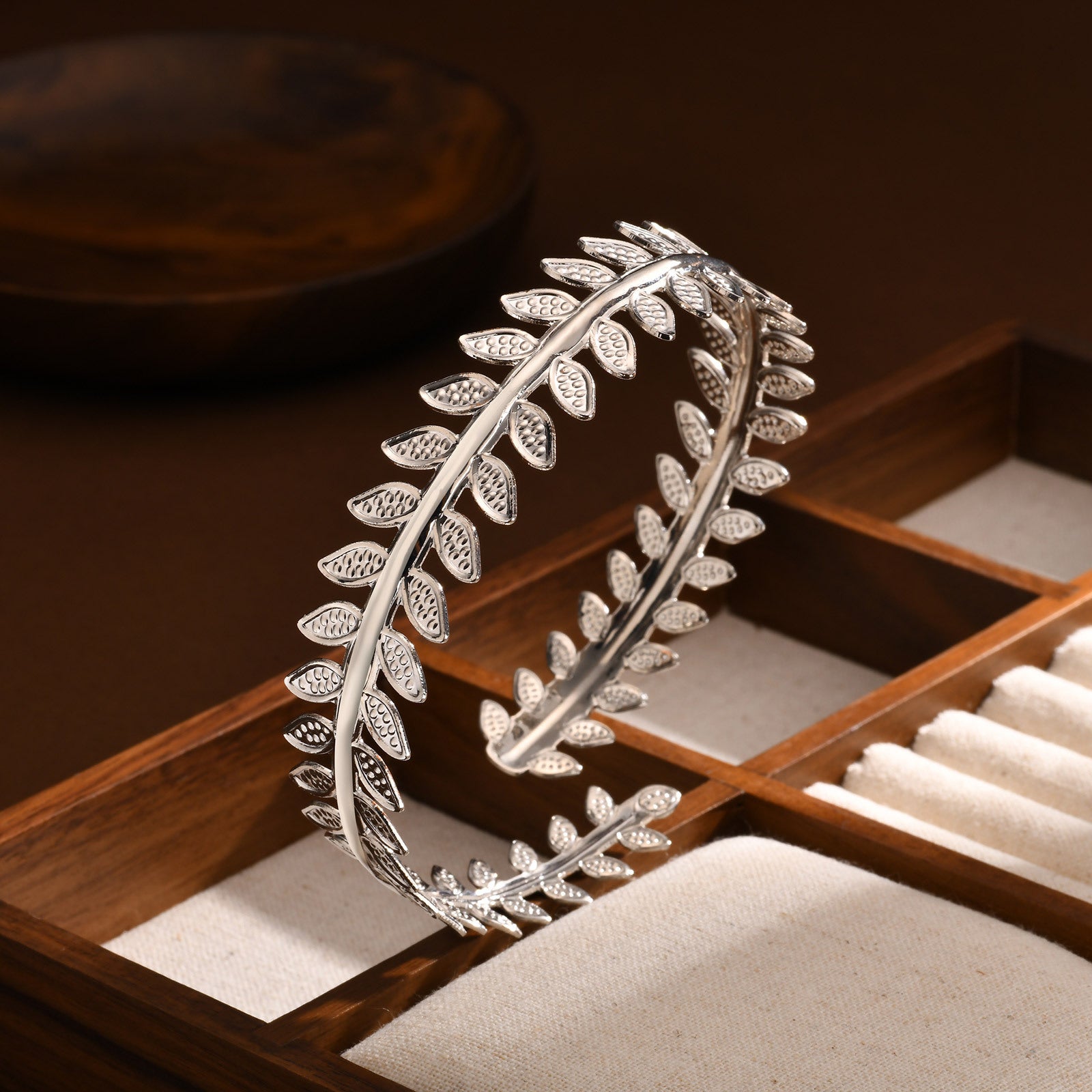 Bracelets en feuille