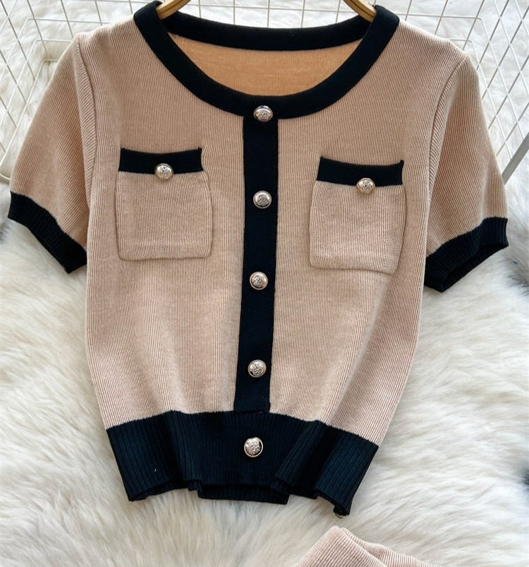 Ensemble 2 pièces femme – Tenue chic & décontractée pour l'été