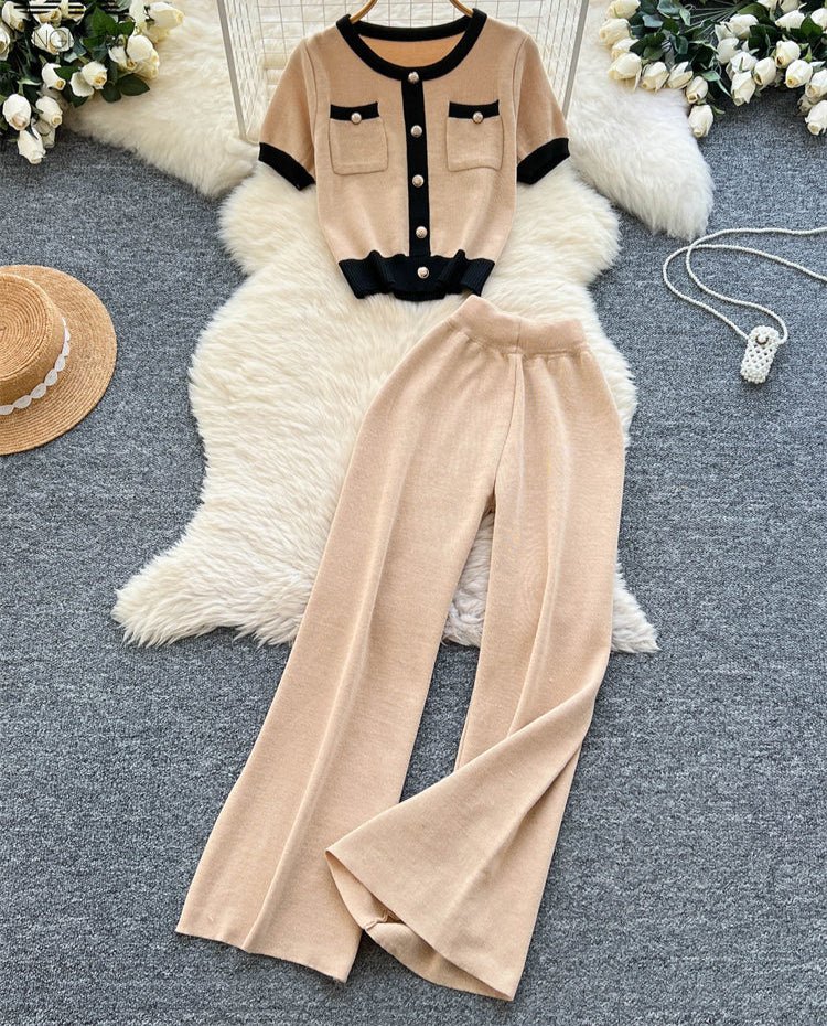 Ensemble 2 pièces femme – Tenue chic & décontractée pour l'été
