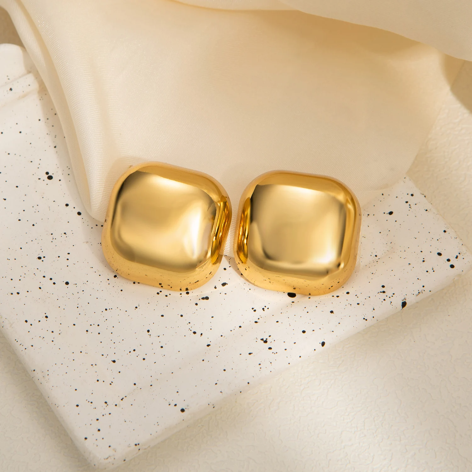 Boucles d'oreilles en acier inoxydable