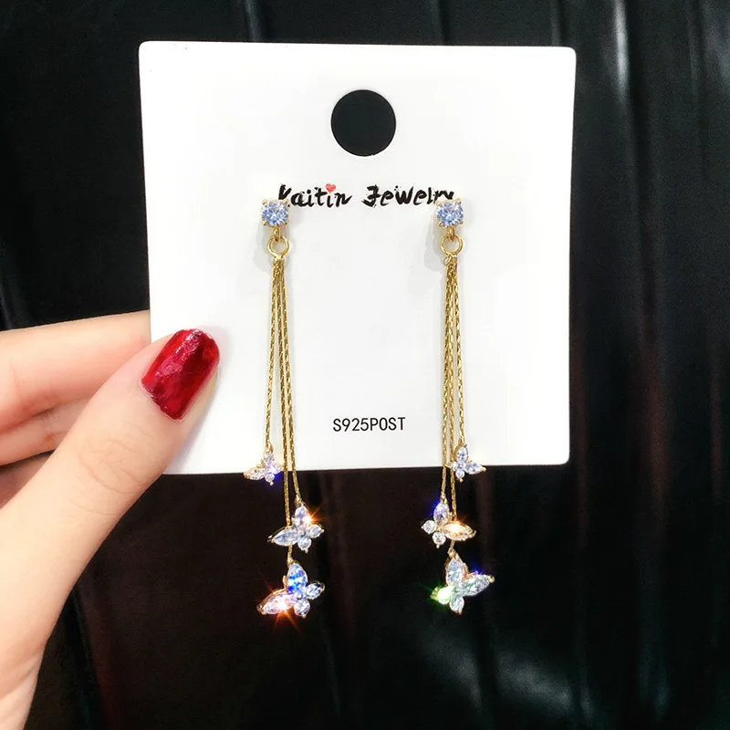 Boucles d'oreilles papillon