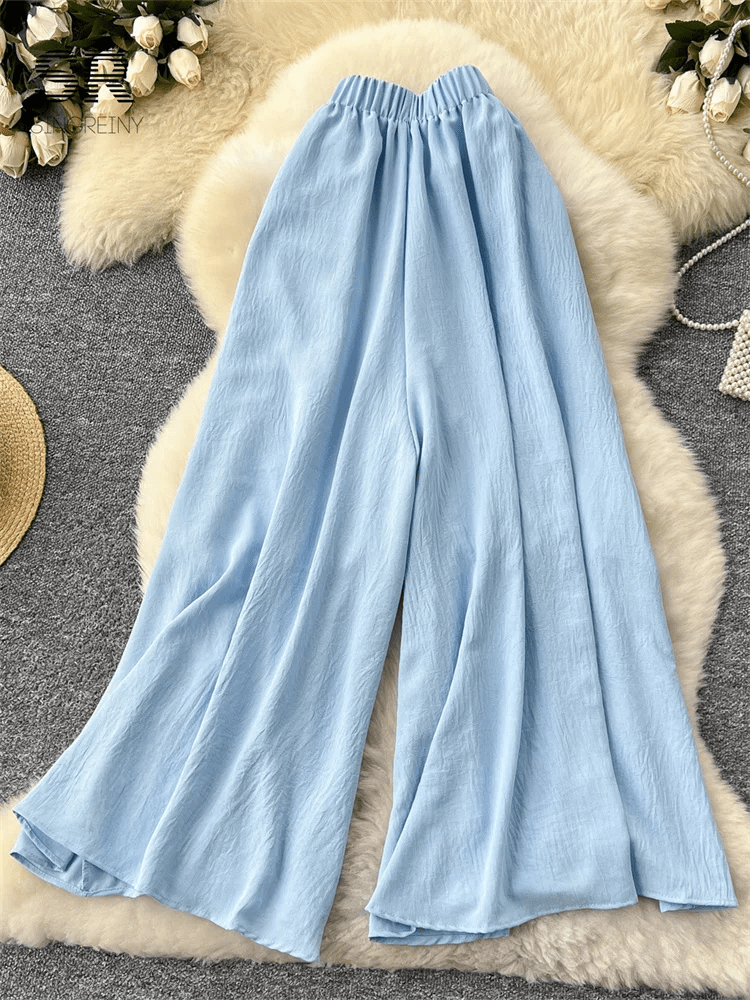Pantalons large A