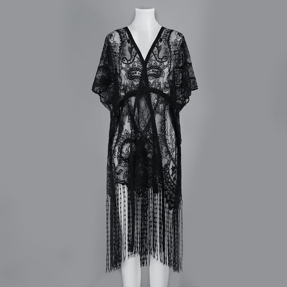 Robe de plage à chale