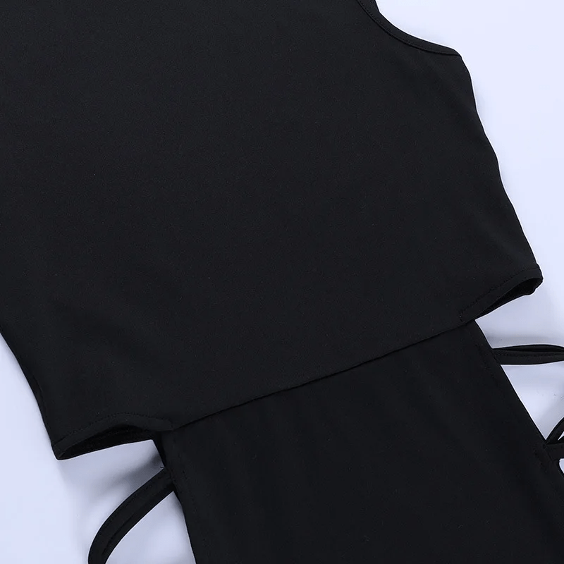Robe élégante à bandes