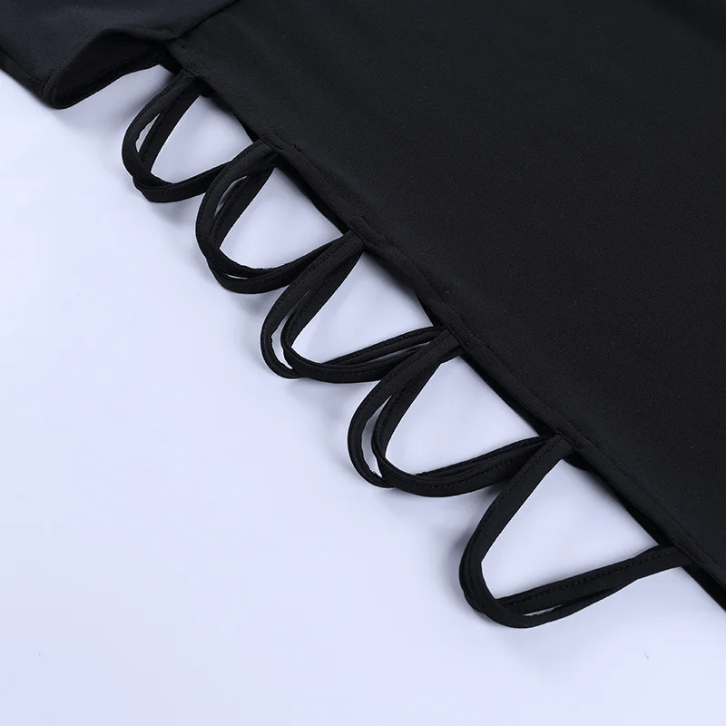 Robe élégante à bandes