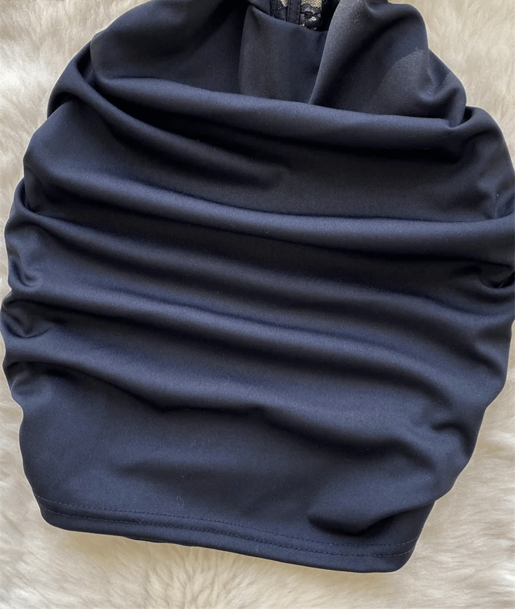 Robe froncée courte chic – Look bohème été femme