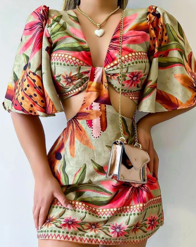 Robe tropicale