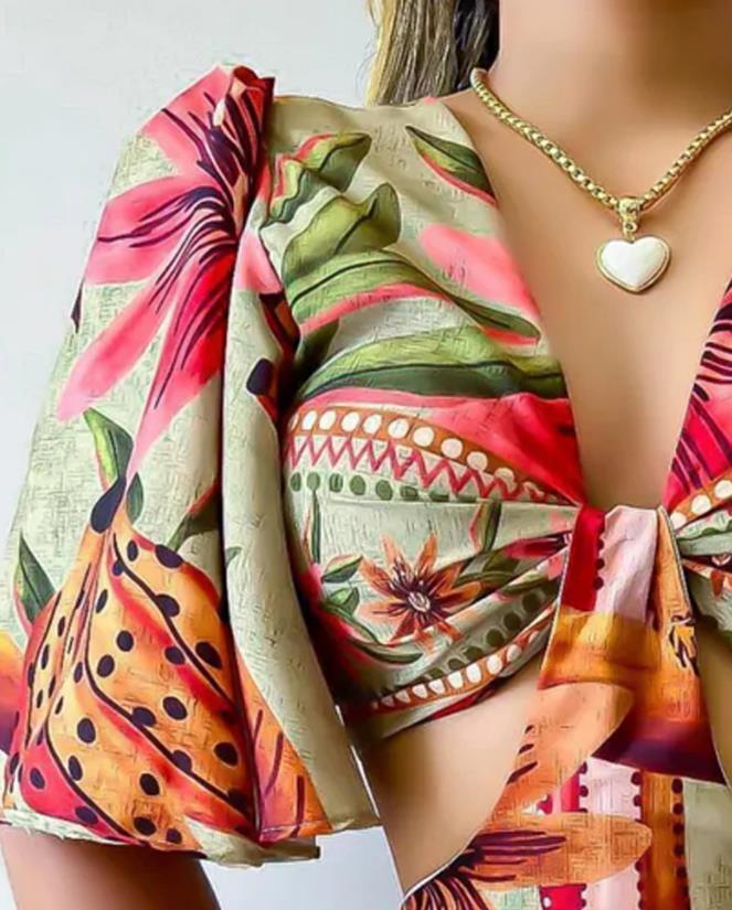 Robe tropicale