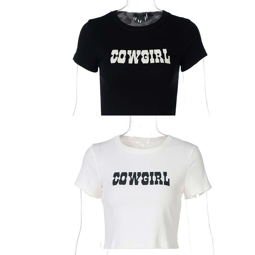 T-shirt court col rond - Streetwear