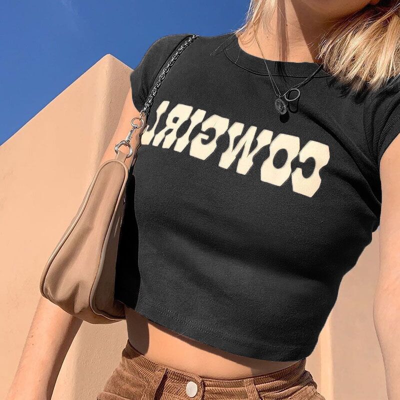 T-shirt court col rond - Streetwear